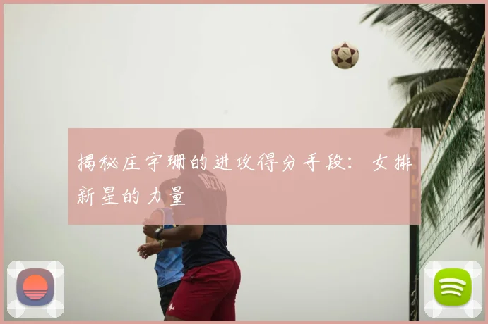揭秘庄宇珊的进攻得分手段：女排新星的力量
